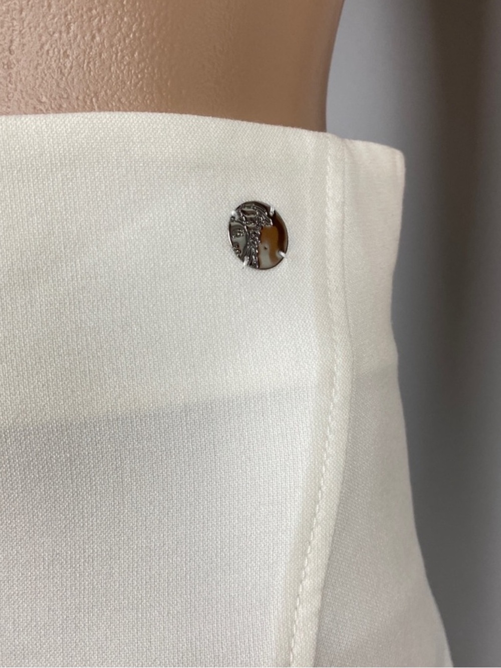 VERSACE COLLECTION WHITE PENCIL SKIRT - Picture 5 of 10